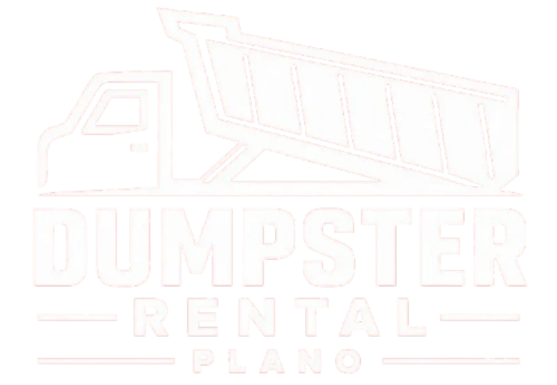 Dumpster rental company logo featuring a dump trailer and ostrich mascot